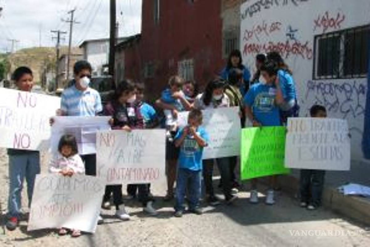Calles de Tijuana, altamente contaminadas