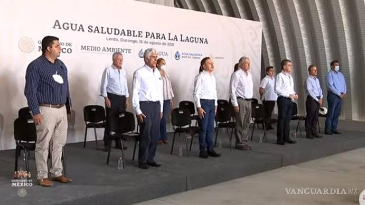 Desde La Laguna, AMLO defiende el proyecto ‘Agua Saludable’