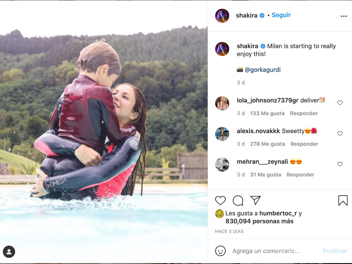 $!Shakira, quien tiene dos hijos con Gerard Piqué, explicó cómo ella y su pareja intentan mantener su vida familiar separada de su estatus de celebridad.