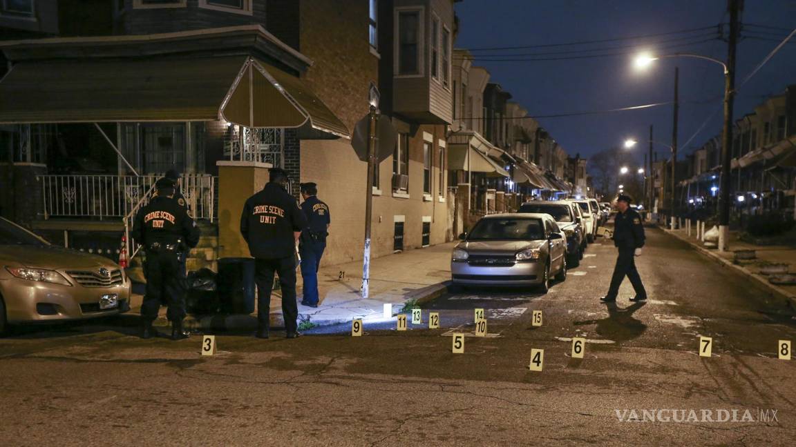 Tiroteo en Filadelfia deja 4 muertos; suma Estados Unidos 339 casos de violencia armada