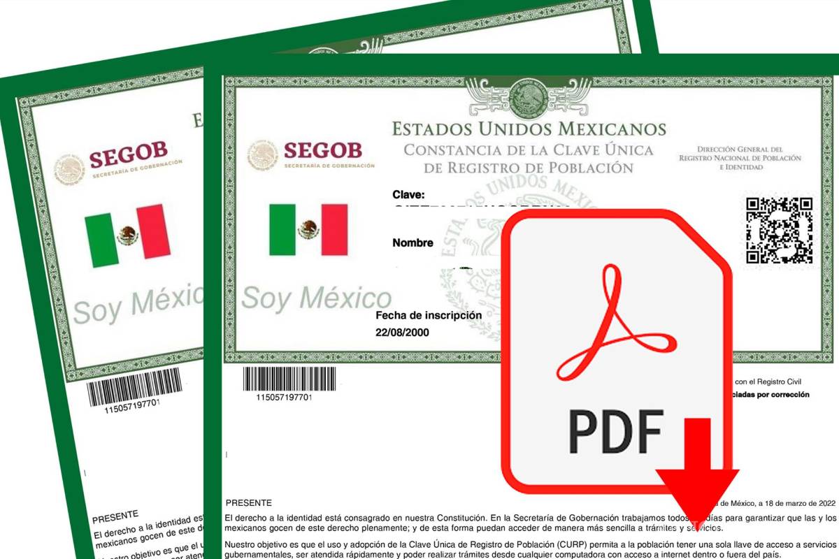 ¿Te piden la CURP?... Cómo descargar el documento en PDF gratis en Internet