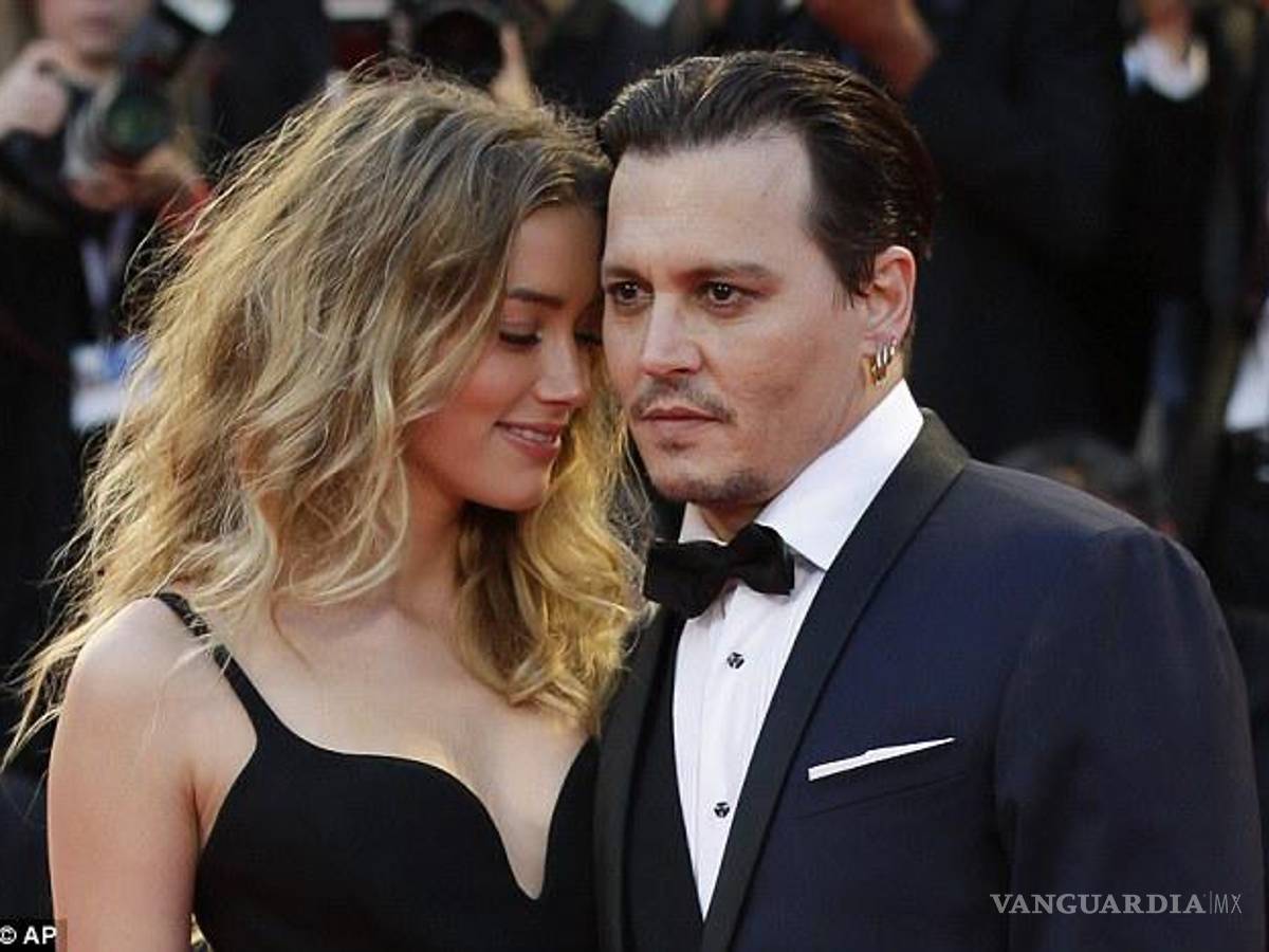 $!Amber Heard y Johnny Depp durante su matrimonio.