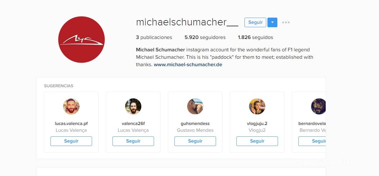 $!Michael Schumacher ‘reaparece’ en las redes sociales después de tres años en coma