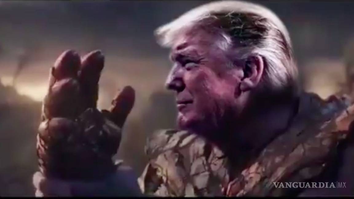 'Al líder de mi país le gusta compararse con un asesino en masa': Trump toma imagen de 'Thanos' para campaña presidencial y creador del personaje contesta