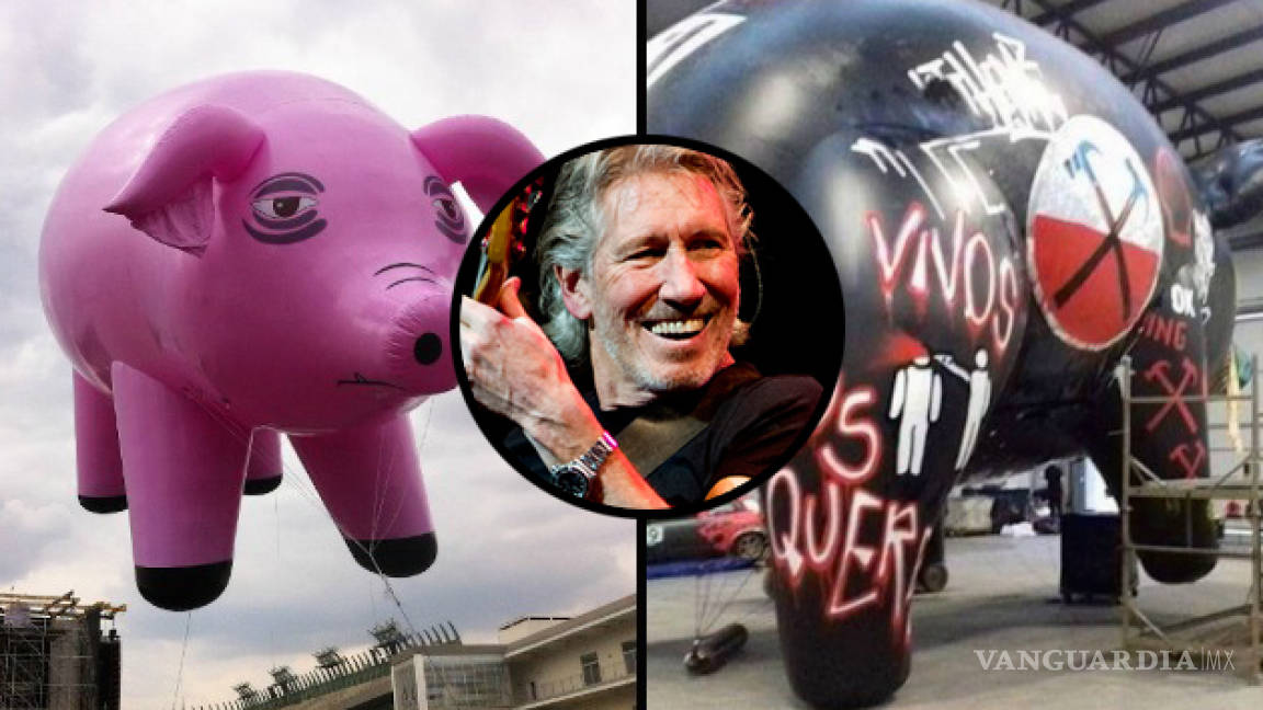 El Cerdo de Pink Floyd tendría mensajes anti-Trump y en apoyo a los 43 normalistas
