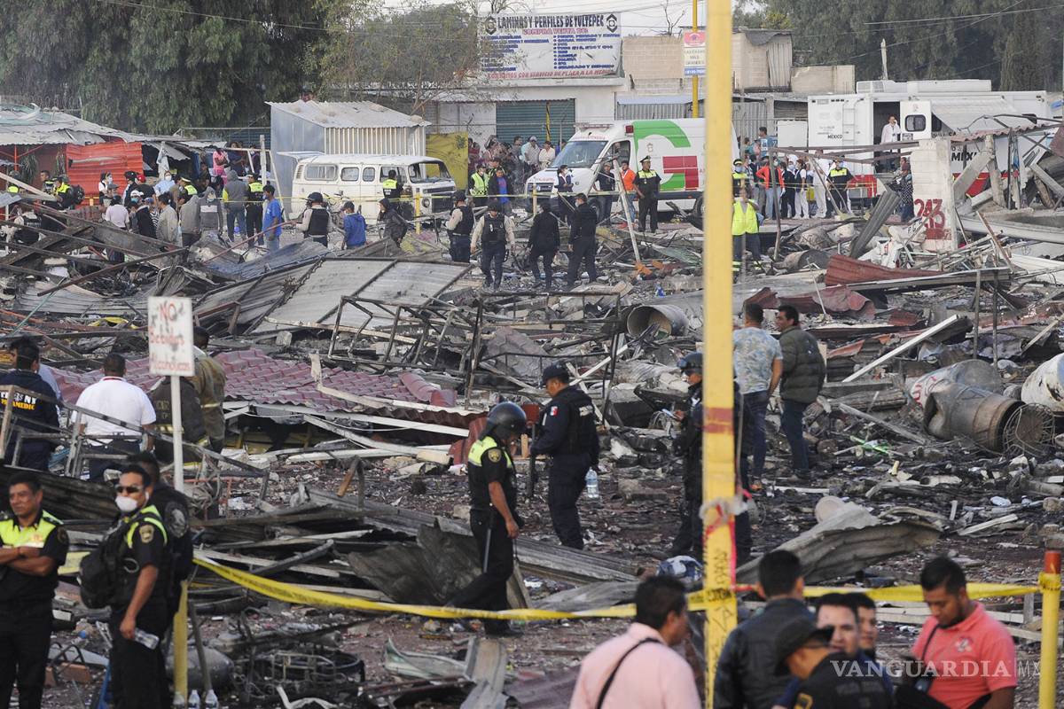 $!'La explosión nos levantó del suelo': Sobreviviente de Tultepec