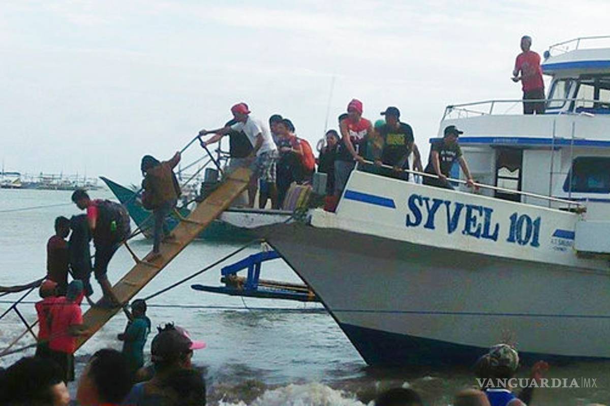 Naufraga ferry con 251 pasajeros en Filipinas; hay cuatro muertos y 11 desaparecidos