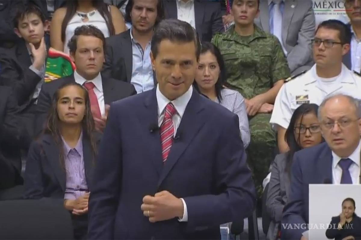 Nadie puede decir que plagié mi tesis: Peña Nieto