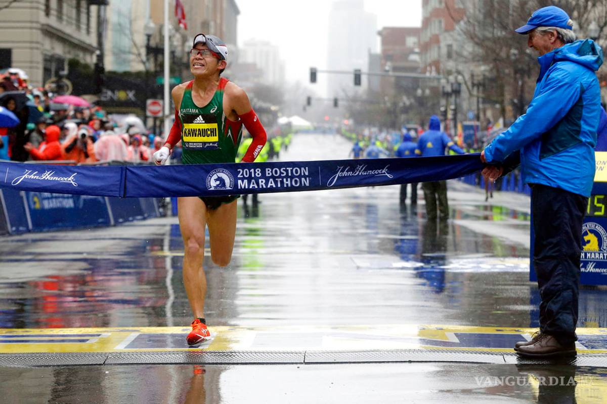 Jornada de sorpresas en el Maratón de Boston