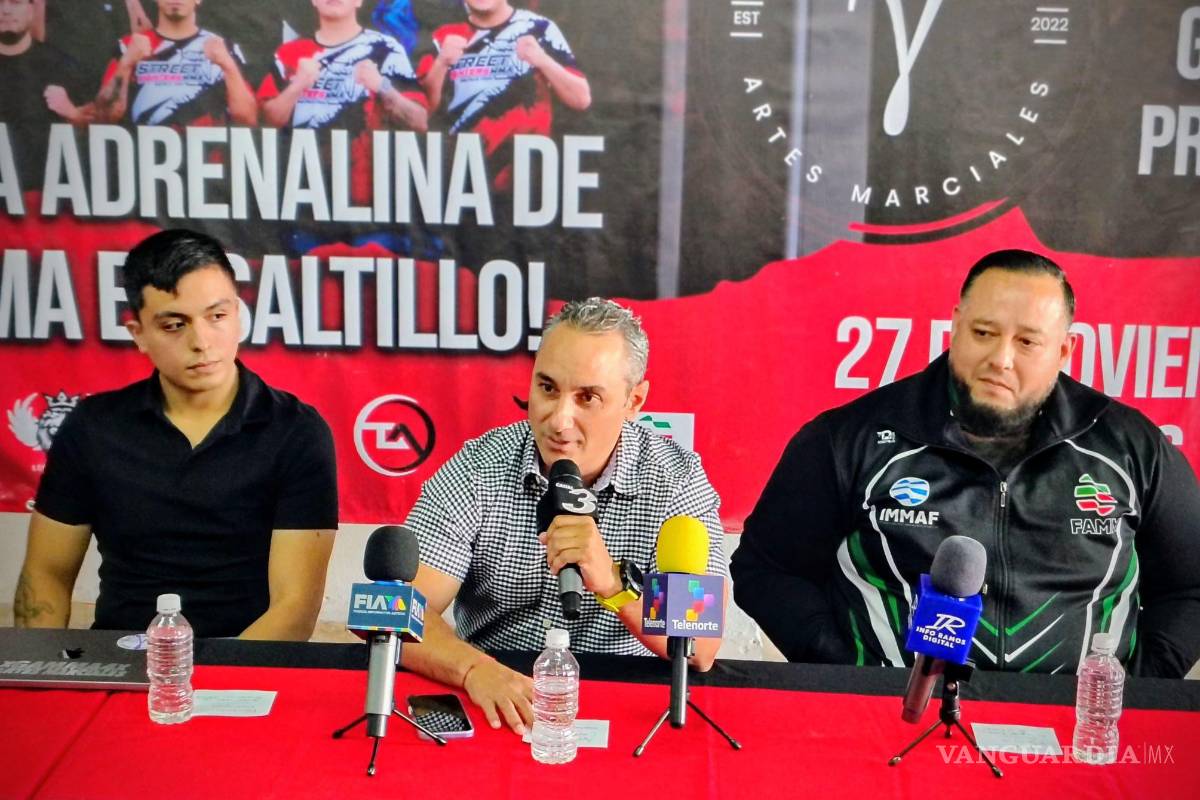 $!La rueda de prensa contó con la presencia de medios, patrocinadores y fanáticos interesados en las artes marciales mixtas.