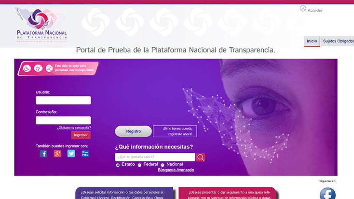 Falta difusión del ICAI a Plataforma Nacional de Transparencia