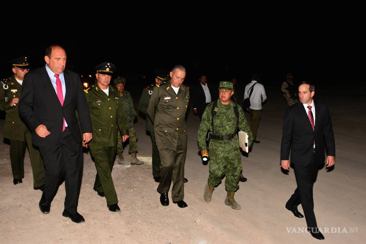 Supervisan construcción de cuartel militar en Piedras Negras, Coahuila