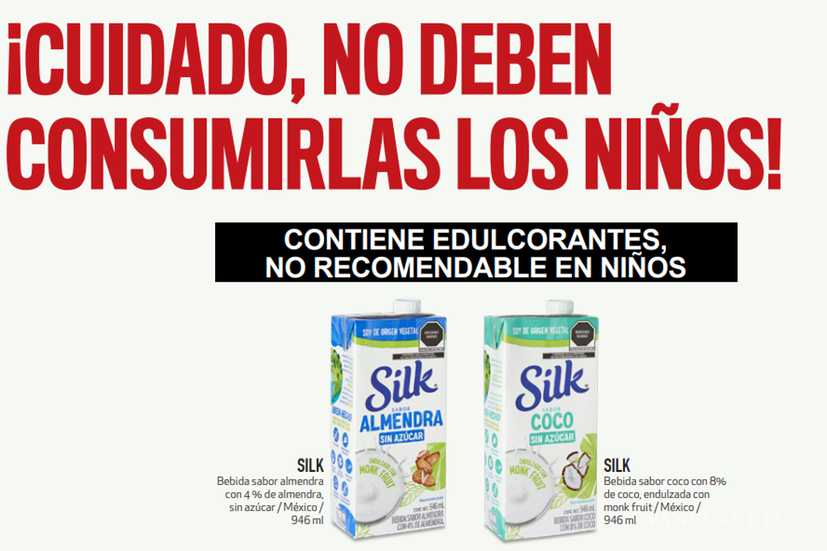 $!¡Atención padres! Profeco revela que bebidas Silk no deben ser consumidas por niños