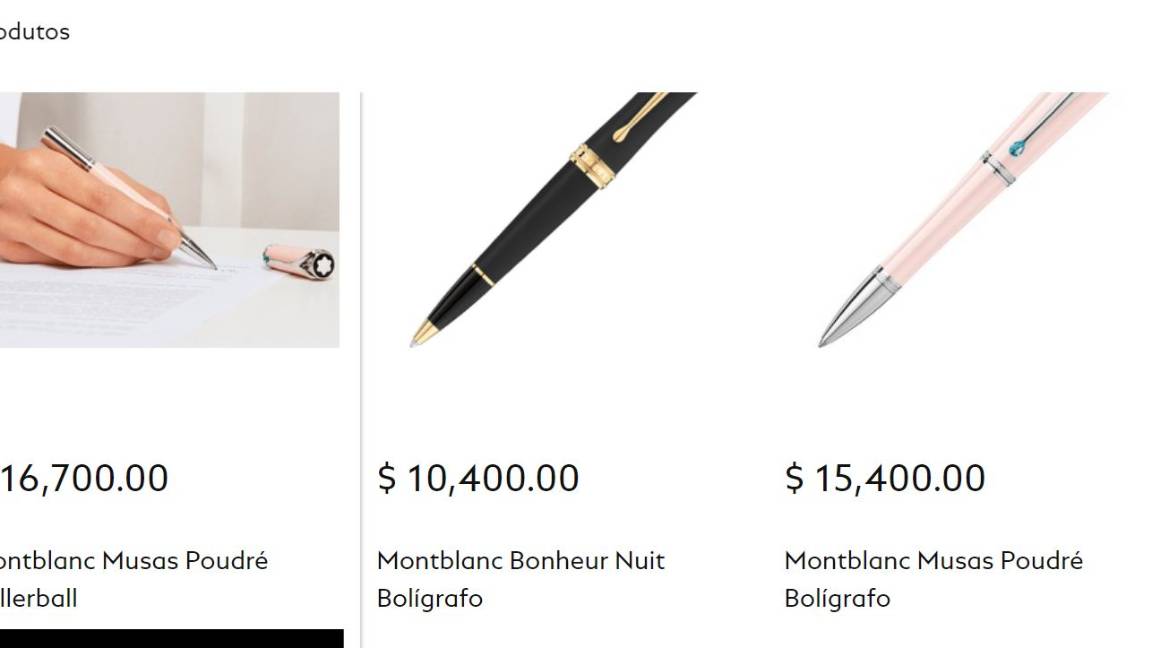 $!Karime Macías podría pagar la multa de Javier Duarte con lo que cuestan cuatro de sus plumas Montblanc