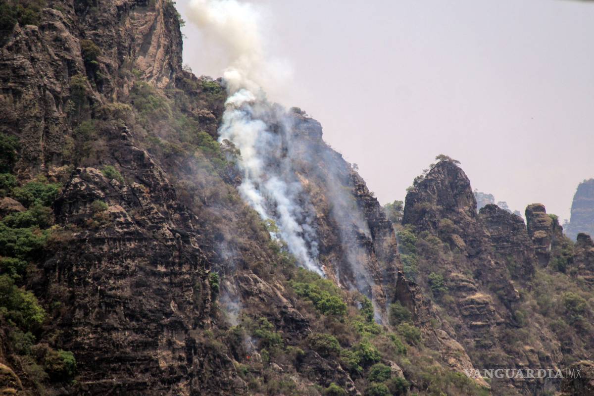 Incendio en Tepoztlán liquidado al 97%