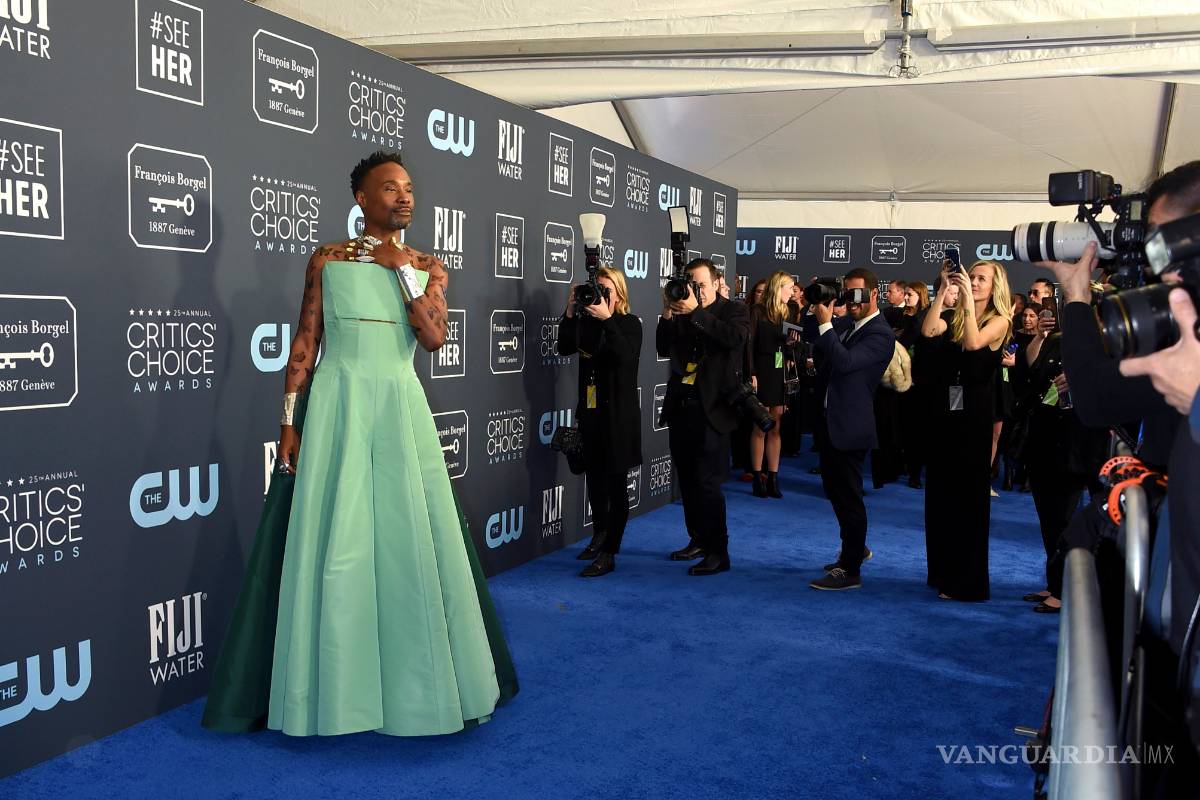Billy Porter luce como Salma Hayek en los Critic´s Choice Awards