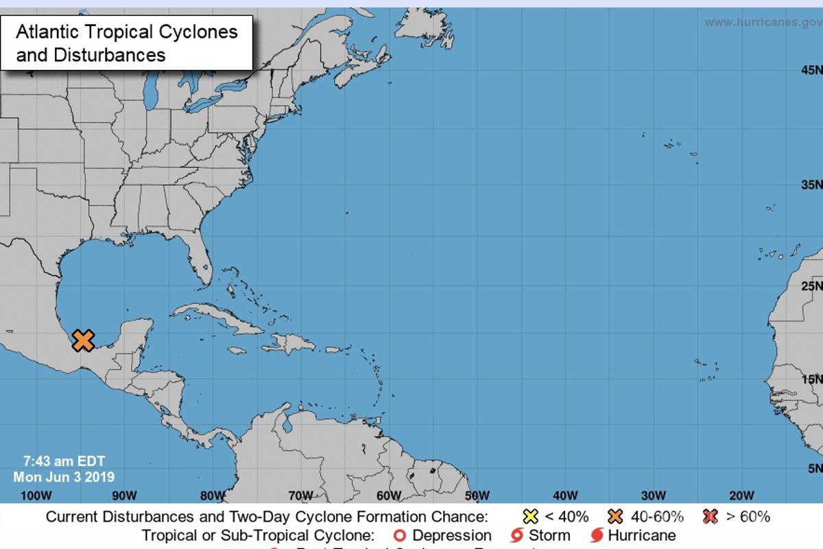 Campeche está bajo amenaza de una posible tormenta tropical