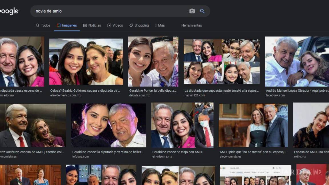 ¿La novia de AMLO según Google?; Geraldine Ponce es tendencia por supuesto triángulo amoroso