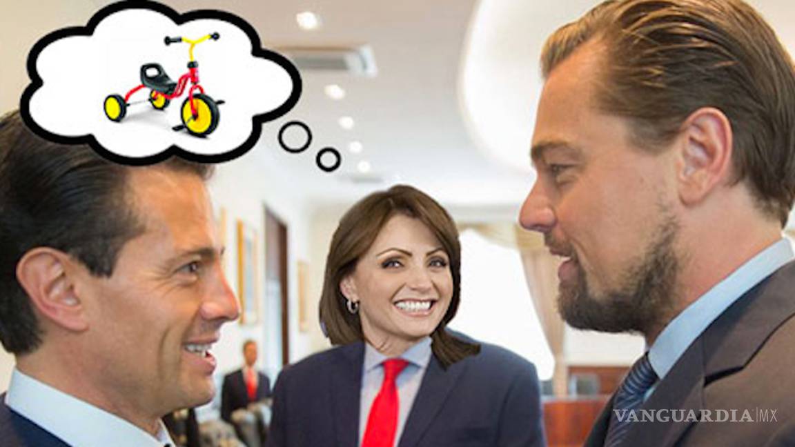 $!Reunión de Peña y Di Caprio desatan memes
