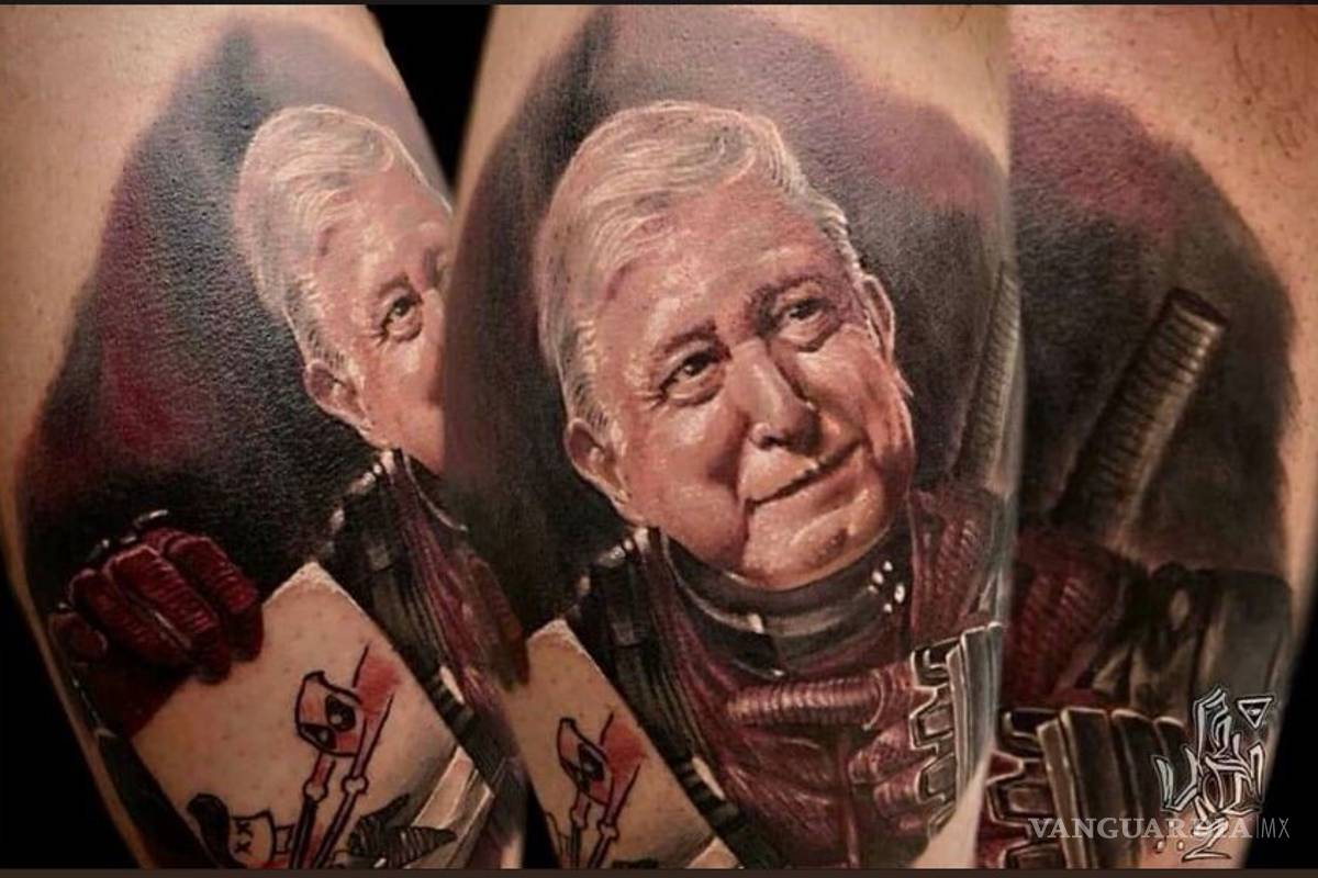 Tatuaje de AMLO causa revuelo en redes; músico lo lleva en la piel #Candidatum