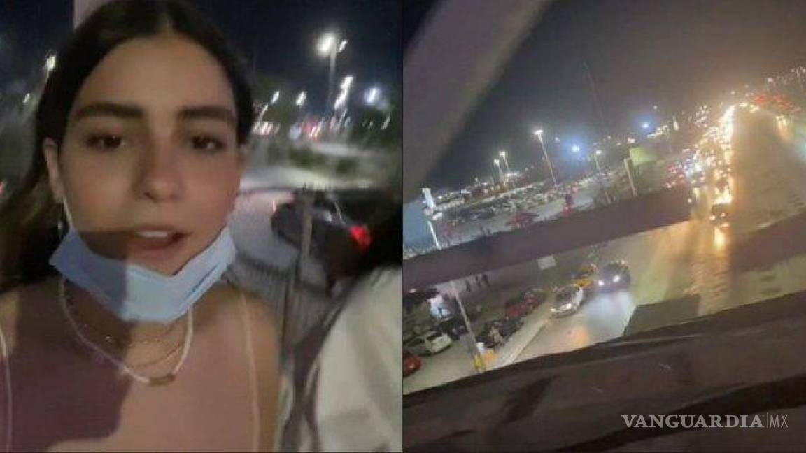 ‘Es la primera vez que uso un puente peatonal’... joven de Torreón se hace viral (video)