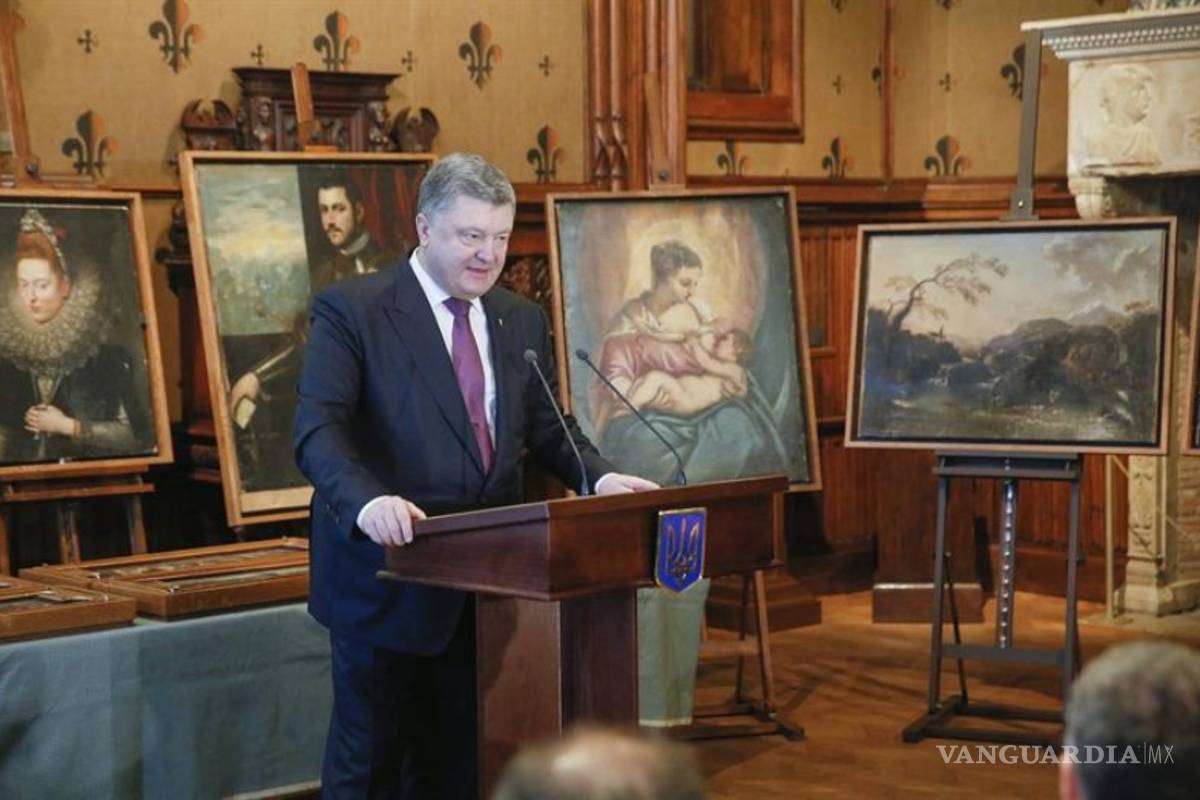 Ucrania devuelve a Italia 17 obras maestras robadas