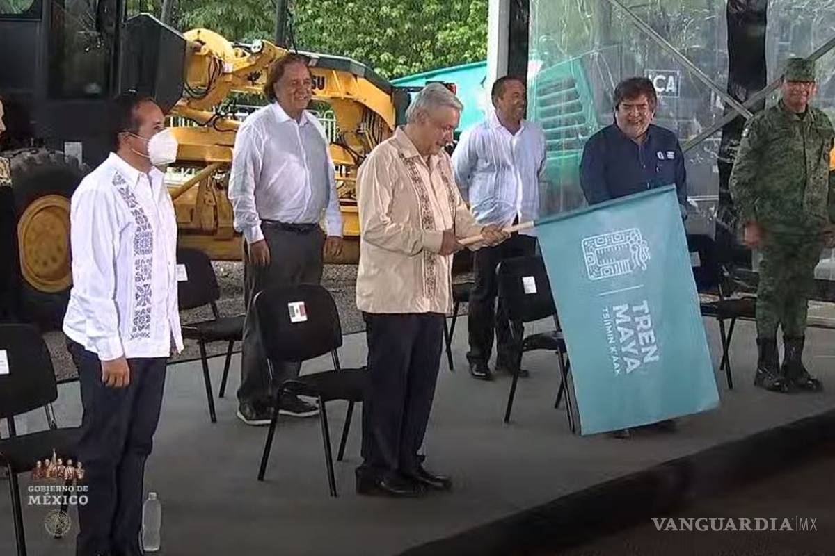 Inician las obras del Tren Maya: AMLO da banderazo del Tramo 4, Izamal-Cancún