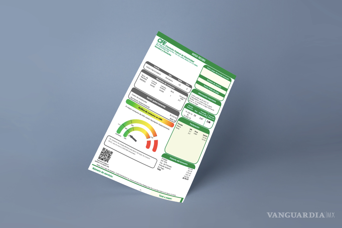 $!El recibo de luz es uno de los gastos fijos que más pesan en los hogares mexicanos.
