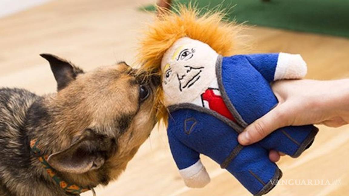 $!¿Quieres una buena mascota para tu perro? Dognald Trump podría ser