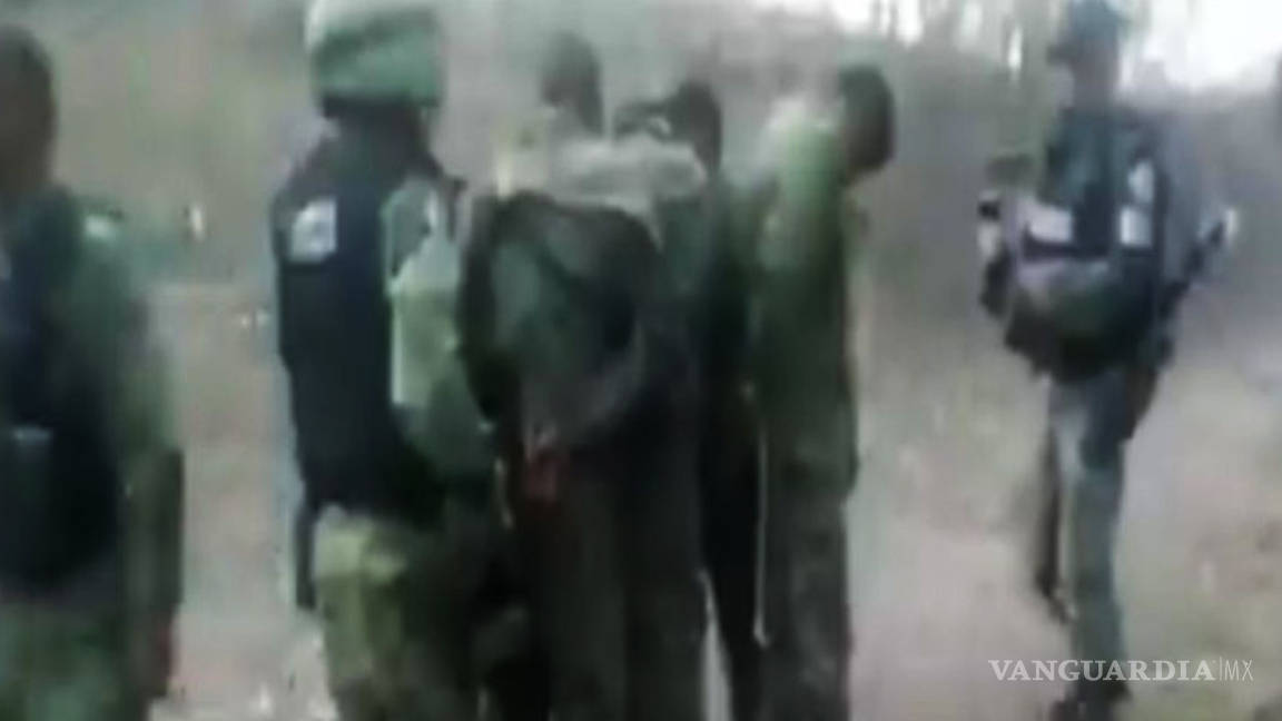 ¡Indignante! el momento en que arrestan a soldados que entrenaban a sicarios en Sonora (video)