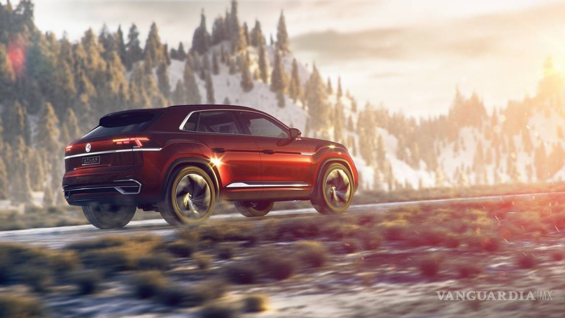 $!Volkswagen presentó en Nueva York el todocaminos híbrido Atlas Cross Sport
