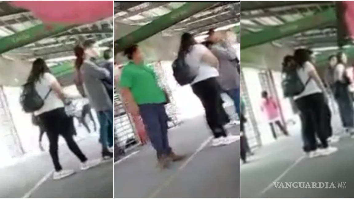 Captan en video a ladrones de celular en estación de Mexibús en Edomex