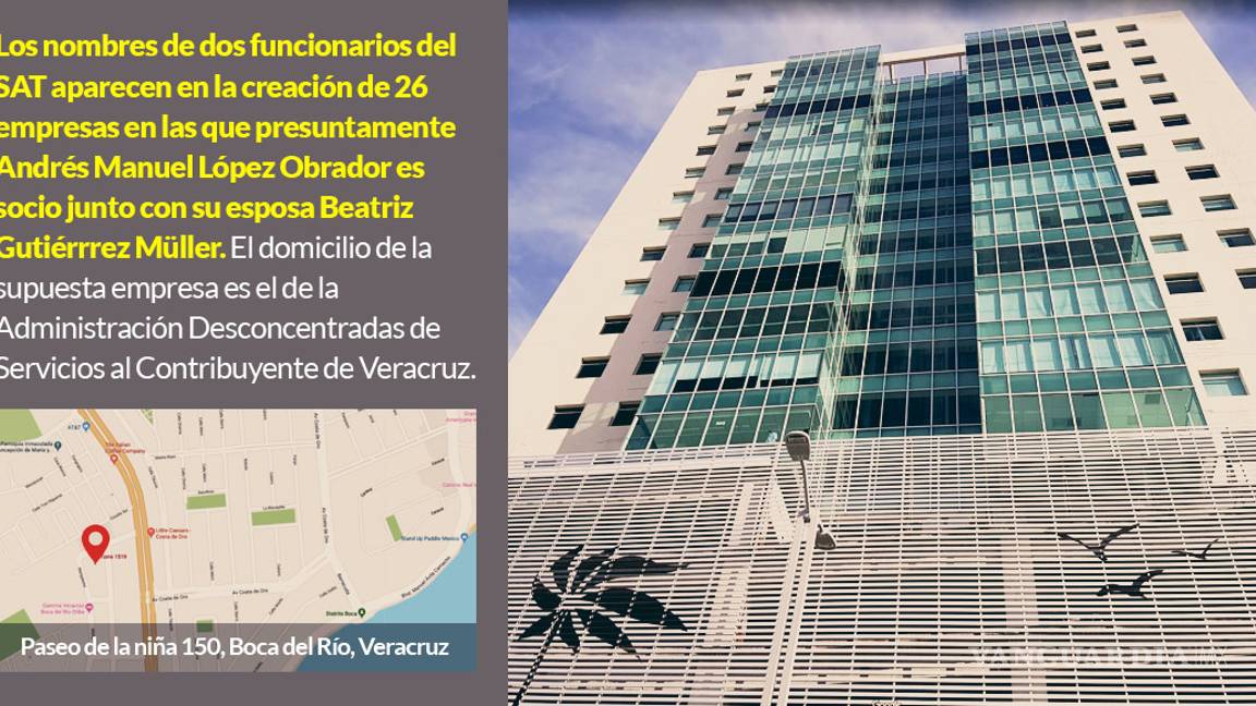 $!Dos funcionarios del SAT están en la mira por asociar a AMLO en empresas
