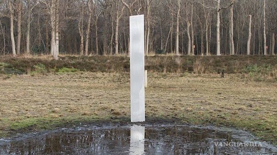Aparece un cuarto monolito; el misterioso objeto de metal ahora fue visto en Países Bajos