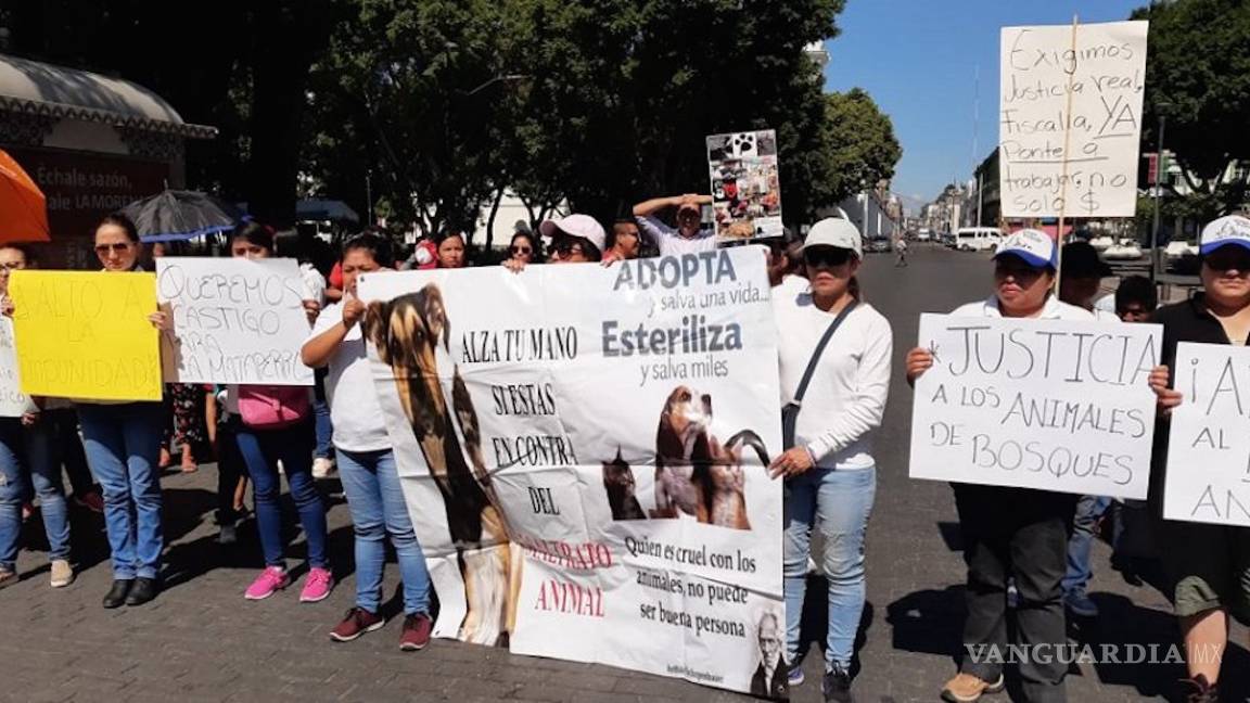 $!Protestan por liberación de mujer acusada de asesinar perros en Puebla