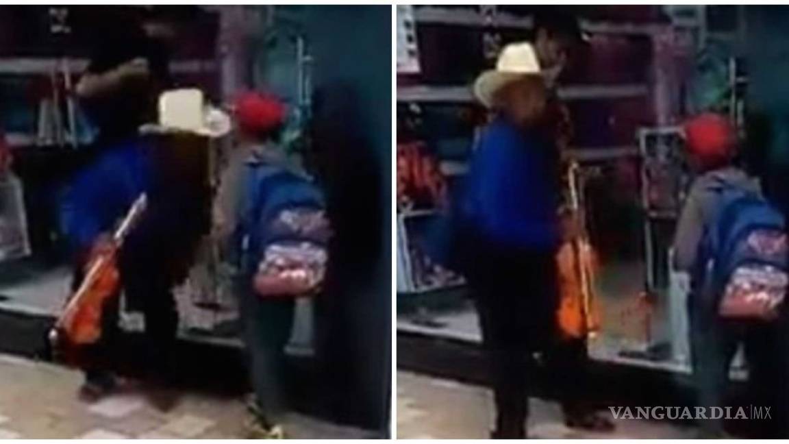 Hombre arroja agua a niño y su abuelo mientras descansaban afuera de tienda en Puebla (video)