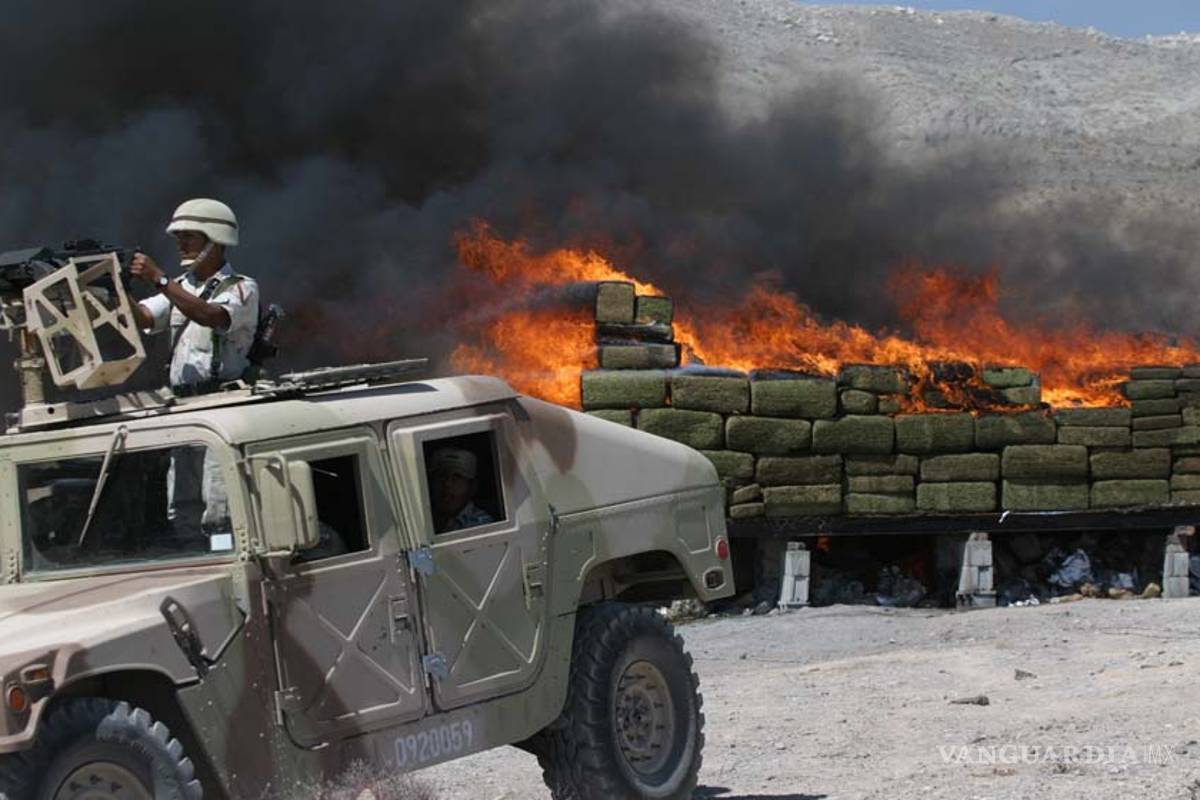 PGR incinera más de una tonelada de estupefacientes en Sonora