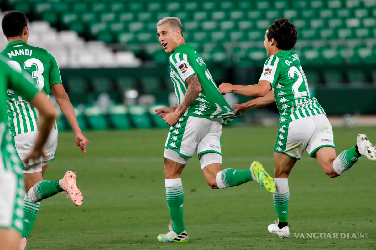 Se le escapa la victoria al Betis de Guardado y Lainez