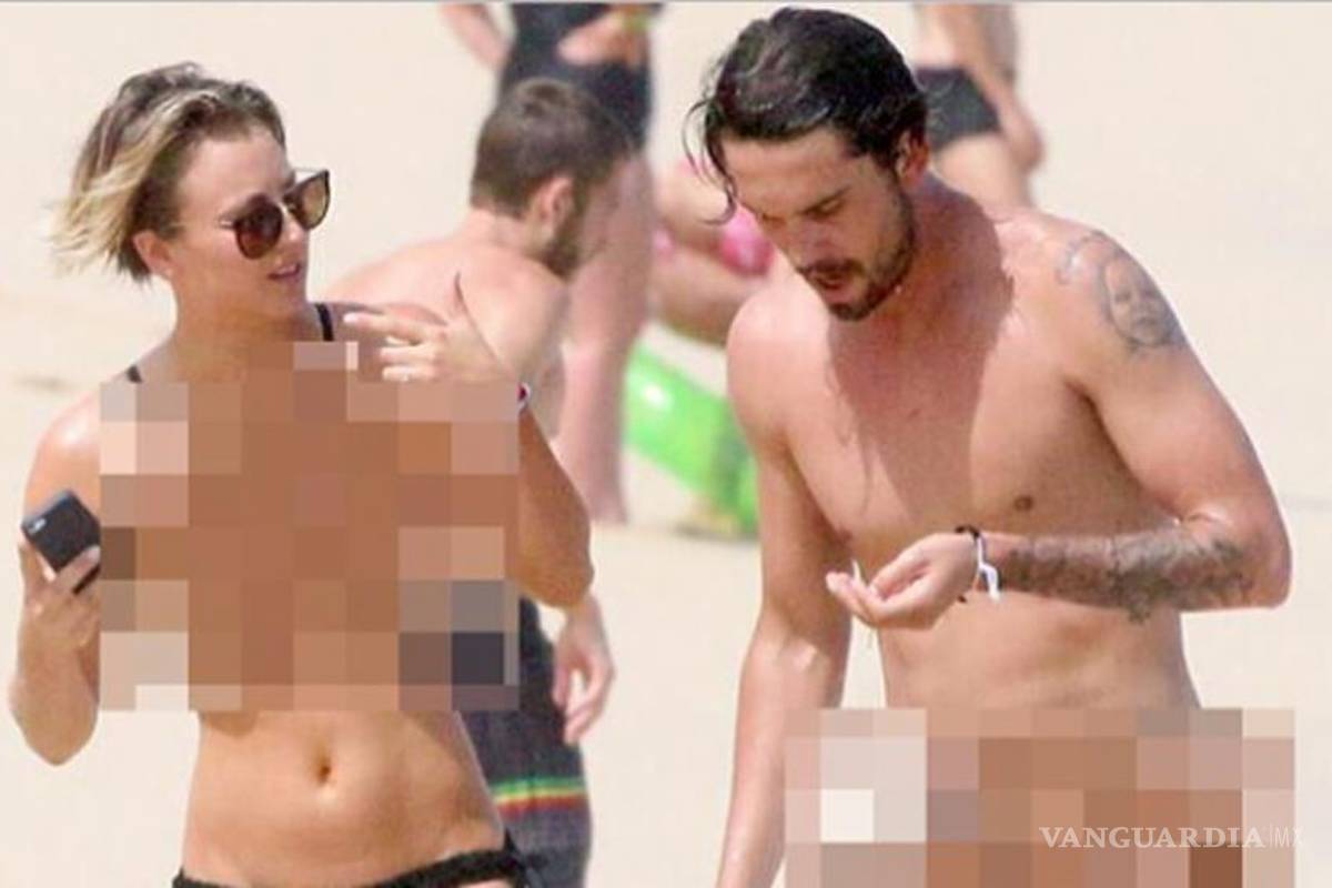 Kaley Cuoco toma con humor filtración de fotos y publica una desnuda con su esposo