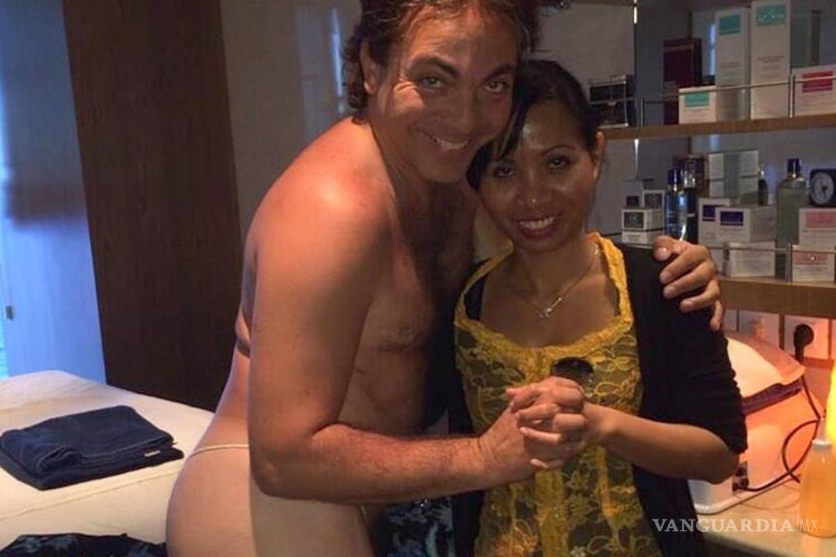 Cristian Castro comparte fotografía de masaje
