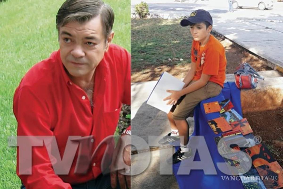 Hijo menor de Valentín Trujillo pinta en la calle para comer