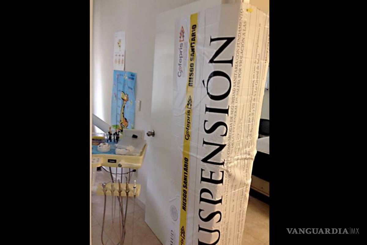 Clausuran consultorio dental en Saltillo, donde falleció un niño
