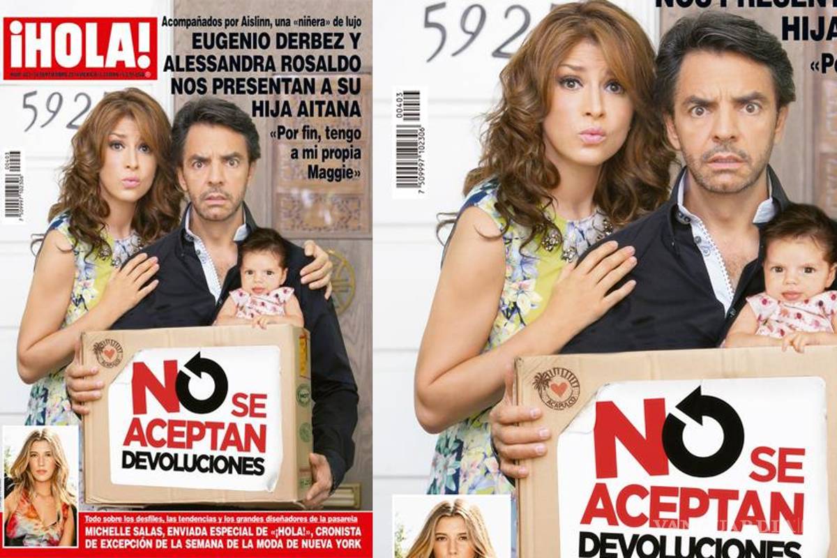 Derbez y Alessandra Rosaldo presentan a su hija Aitana