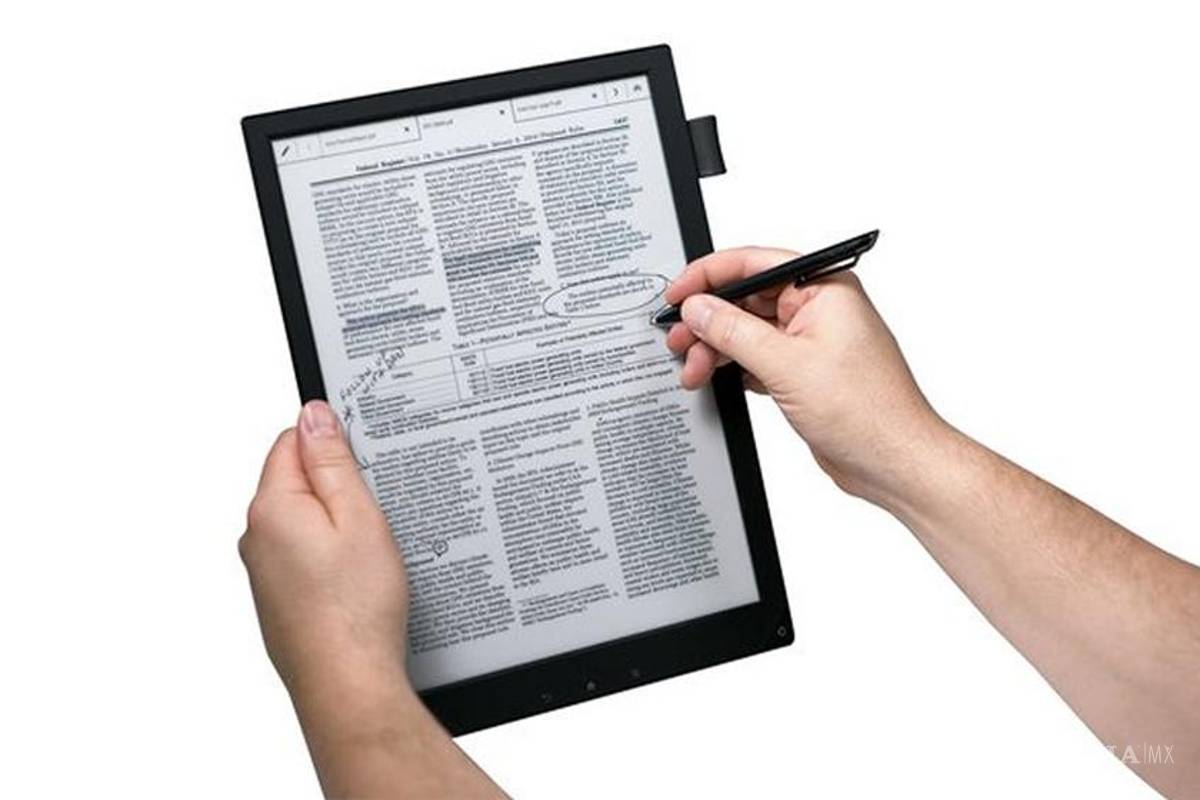 Sony lanzará cuaderno de tinta electrónica