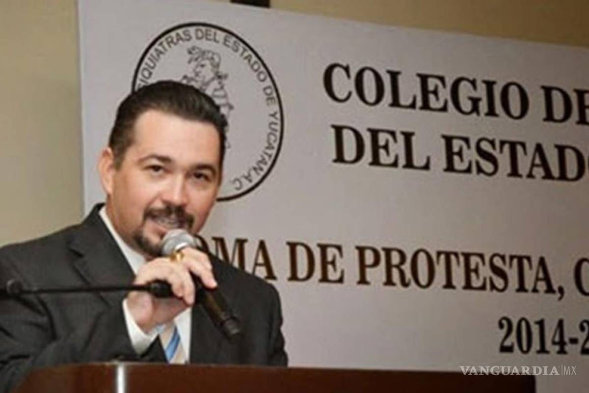 Cae presidente del Colegio de Psiquiatras de Yucatán por asesinar a colega