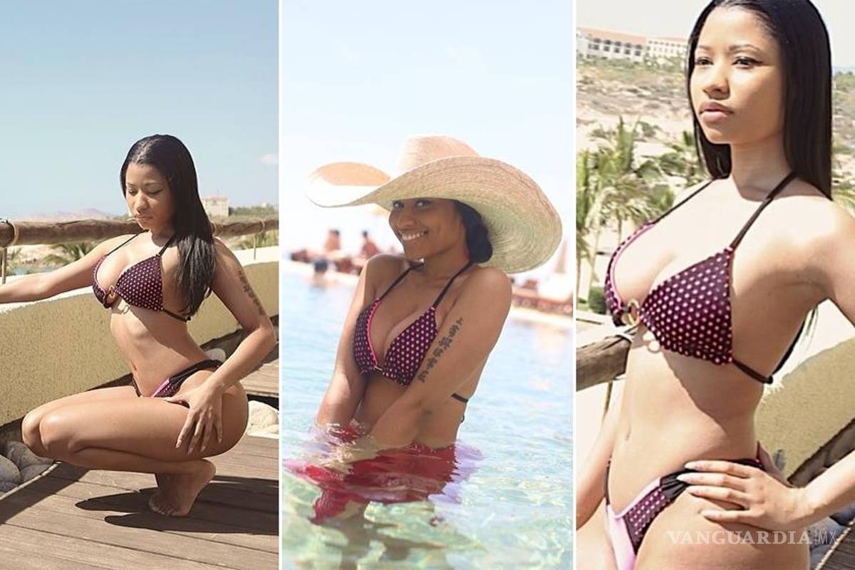 Nicki Minaj luce su figura en México