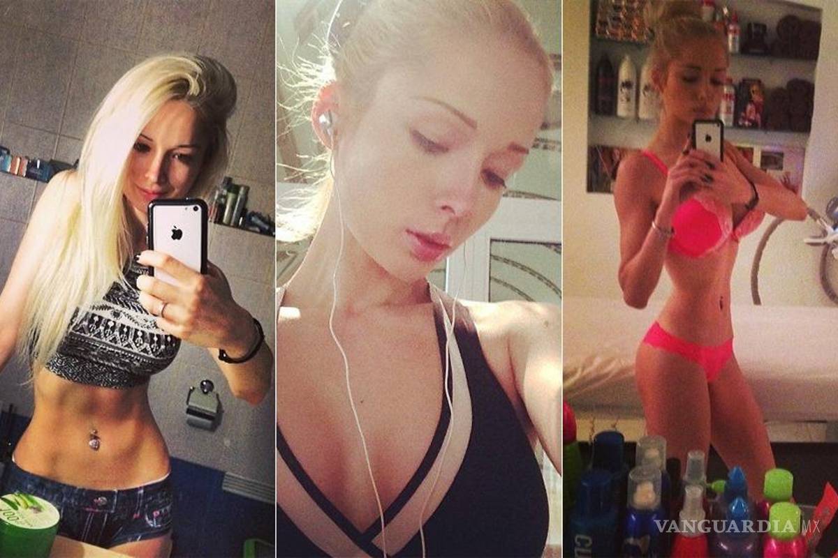 Barbie humana se muestra al "natural" en Selfie