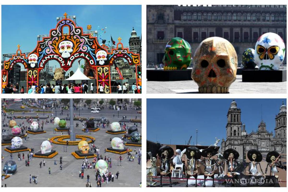 400 cráneos gigantes forman parte de una ofrenda monumental