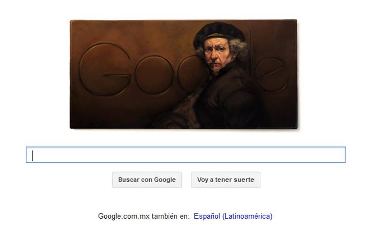 Celebra Google natalicio de Rembrandt van Rijn
