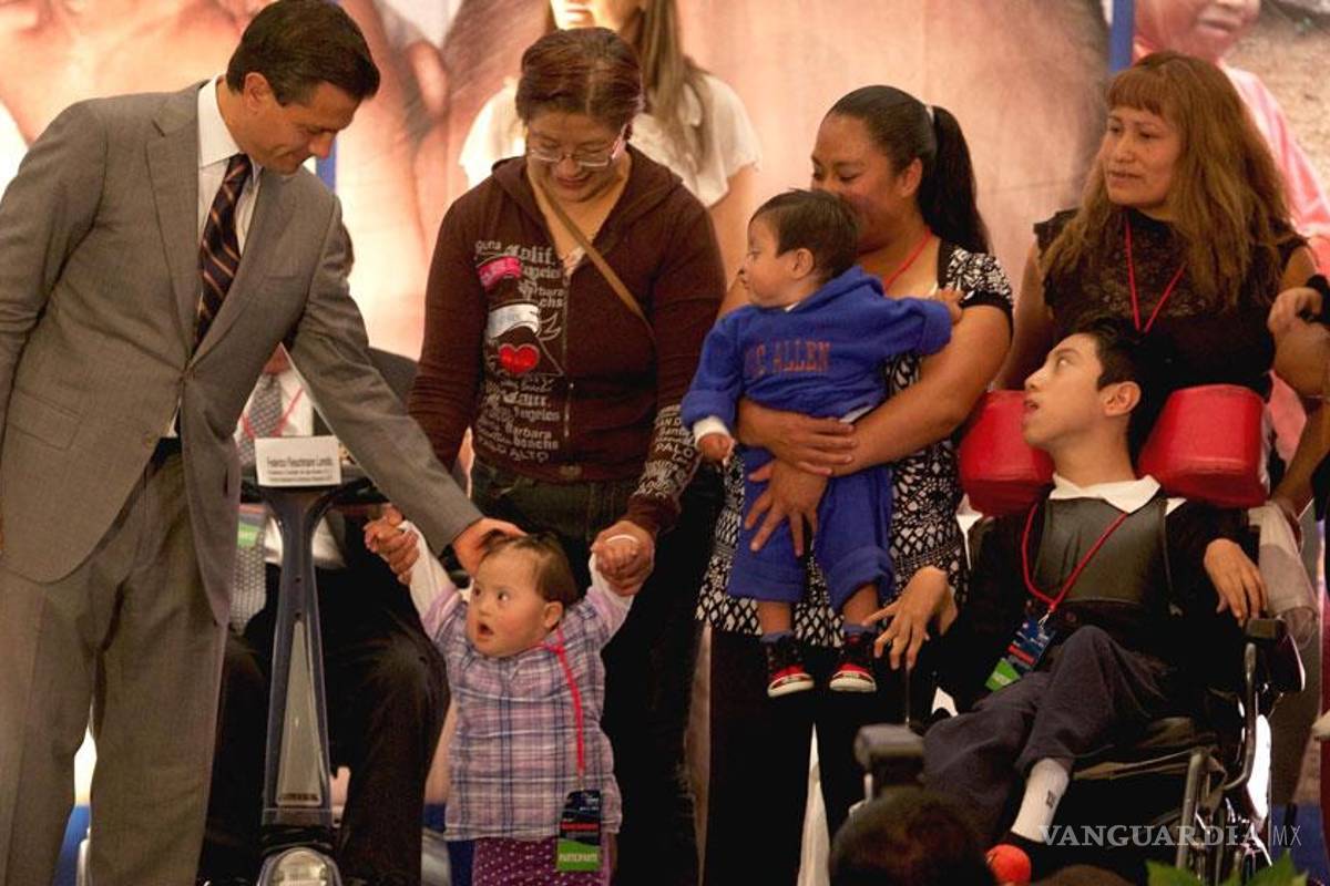 Con Peña Nieto ha caído 85% presupuesto para atender a personas con discapacidad